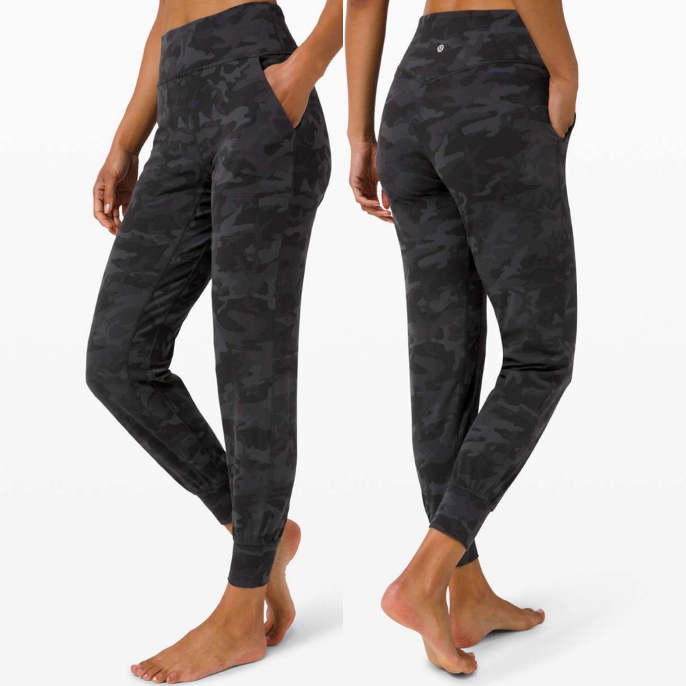 Lululemon Womens Joggers Size 10 Align Incognito Camo Multi Grey Nulu High Rise